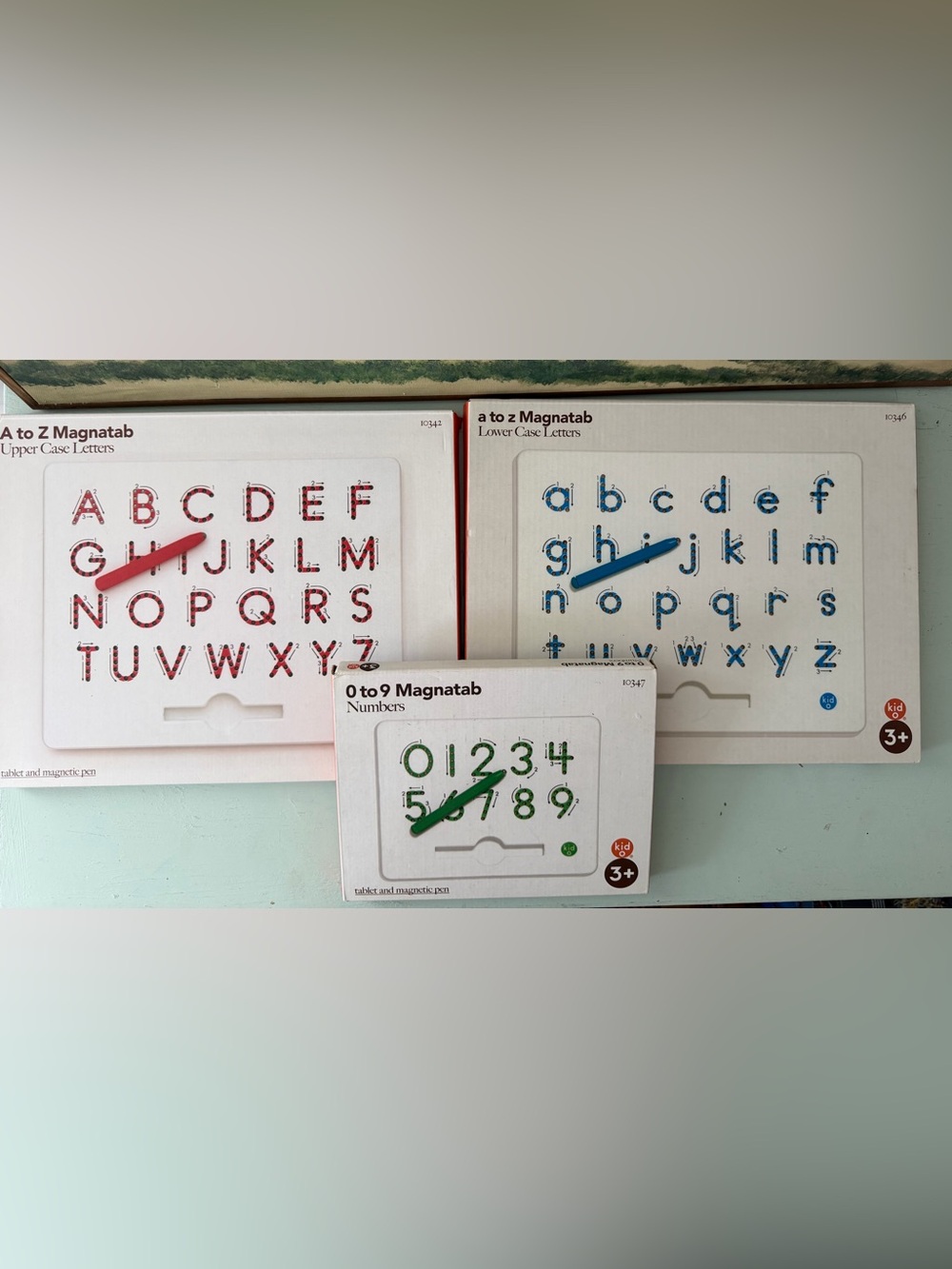 Magnatab  A to Z Upper & Lower Case Letter & Numbers & Pen Reusable Brand New